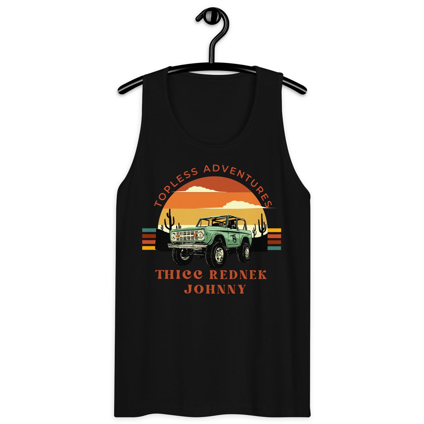 Men’s TRJ Topless Adventures Premium Tank Top