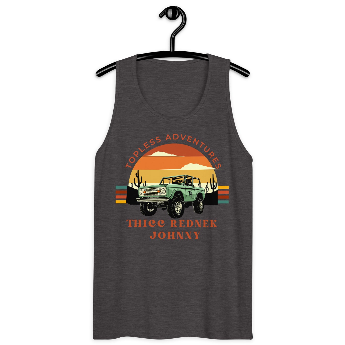 Men’s TRJ Topless Adventures Premium Tank Top