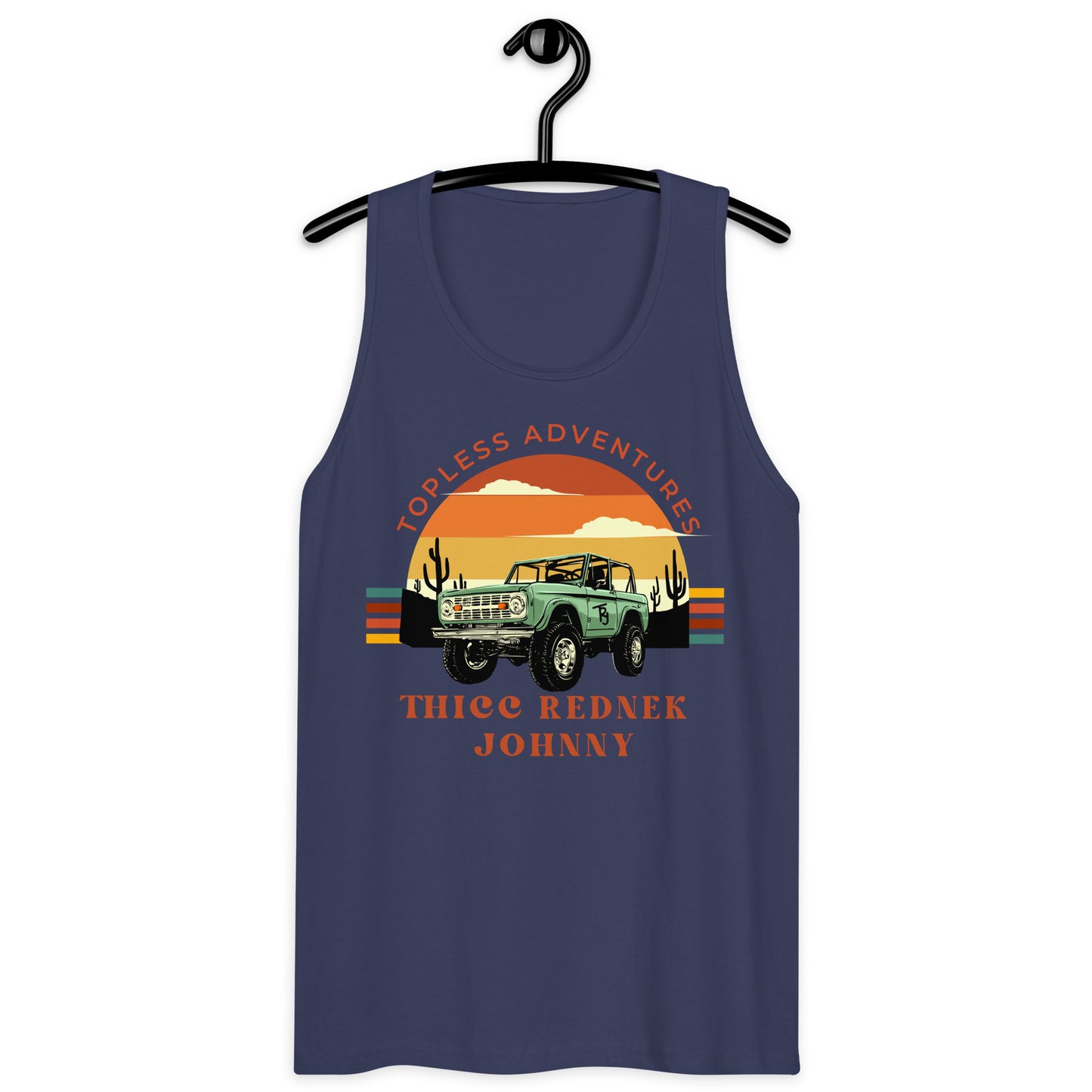 Men’s TRJ Topless Adventures Premium Tank Top