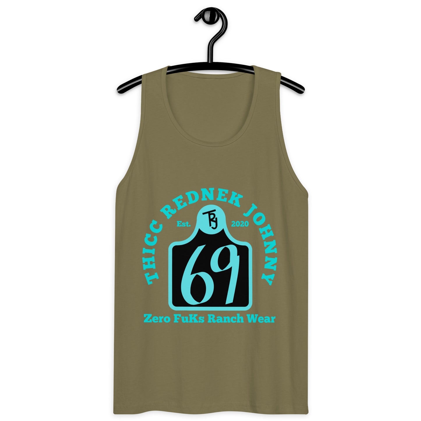 Unisex TRJ 69 Ear Tag Premium tank top