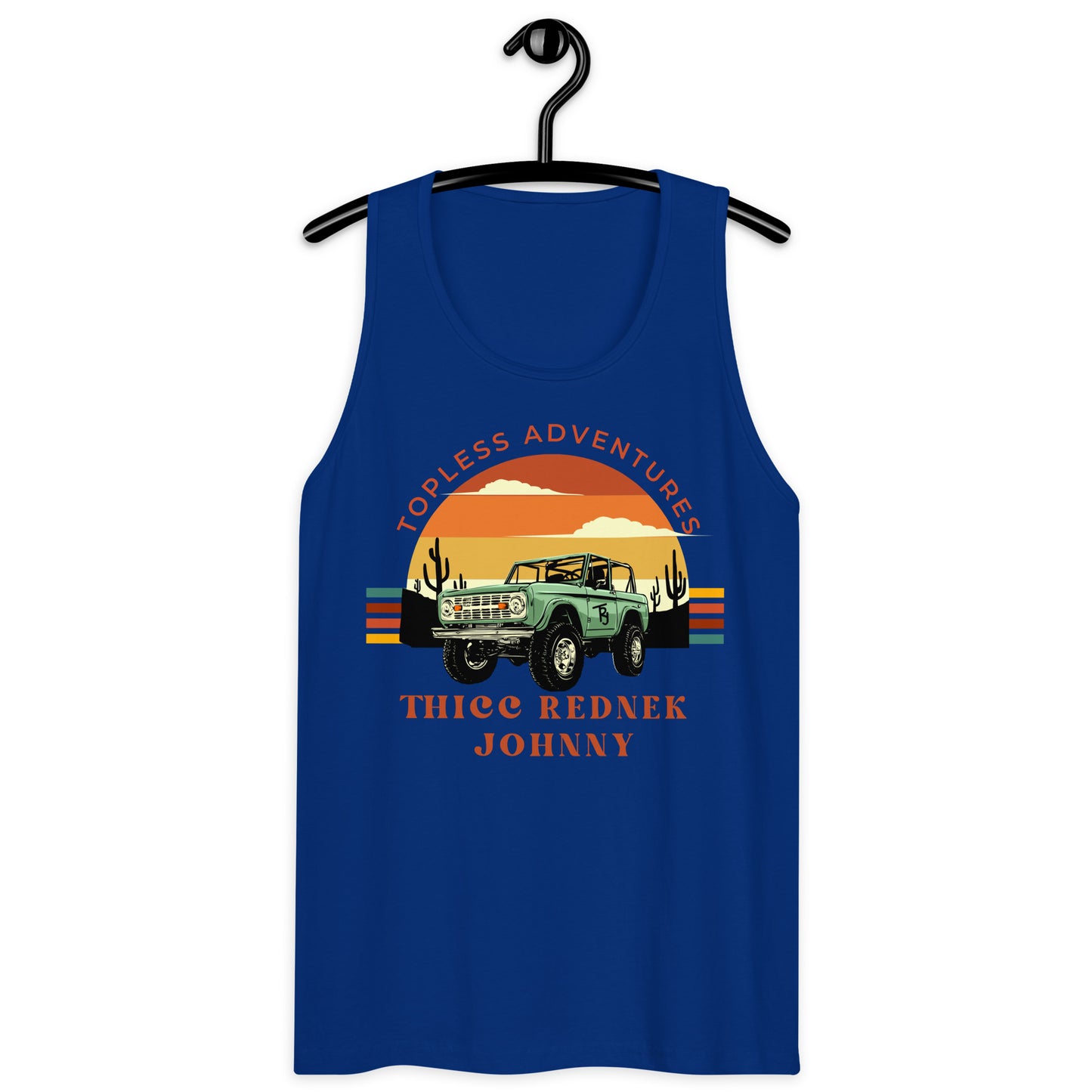 Men’s TRJ Topless Adventures Premium Tank Top