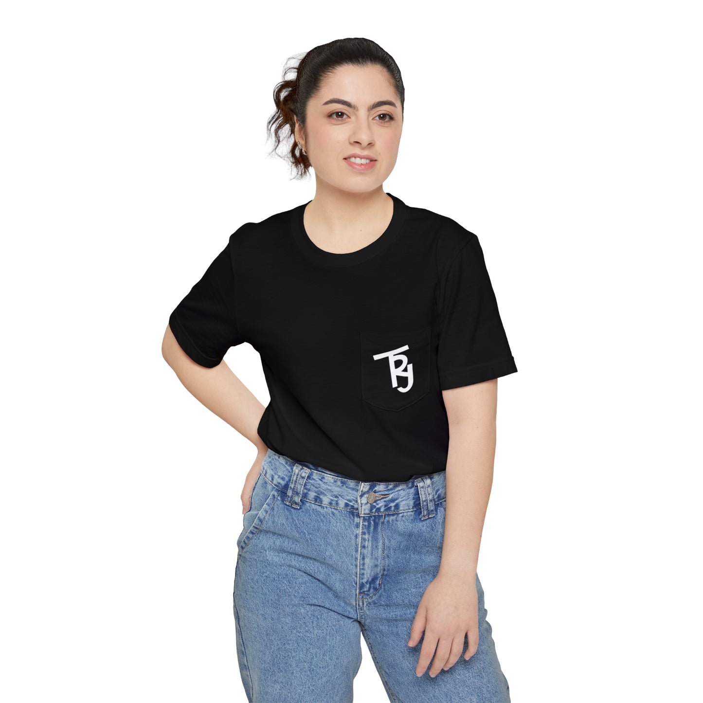 Unisex Double Sides Pocket Tee