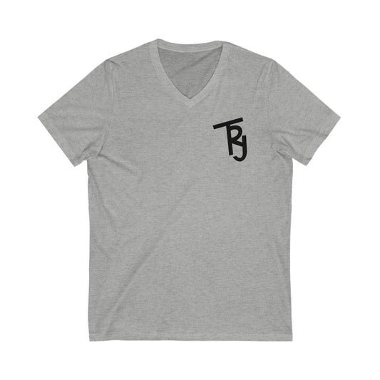 Women's Double Sided Short Sleeve V-Neck Tee