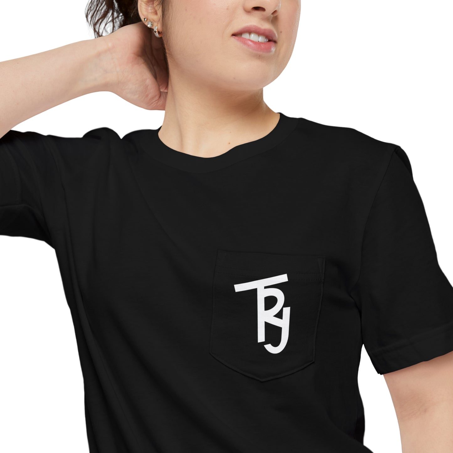 Unisex Double Sides Pocket Tee