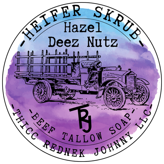 Heifer Skrub Hazel Deez Nutz (Vanilla Hazelnut Coffee) Handmade Beef Tallow Soap