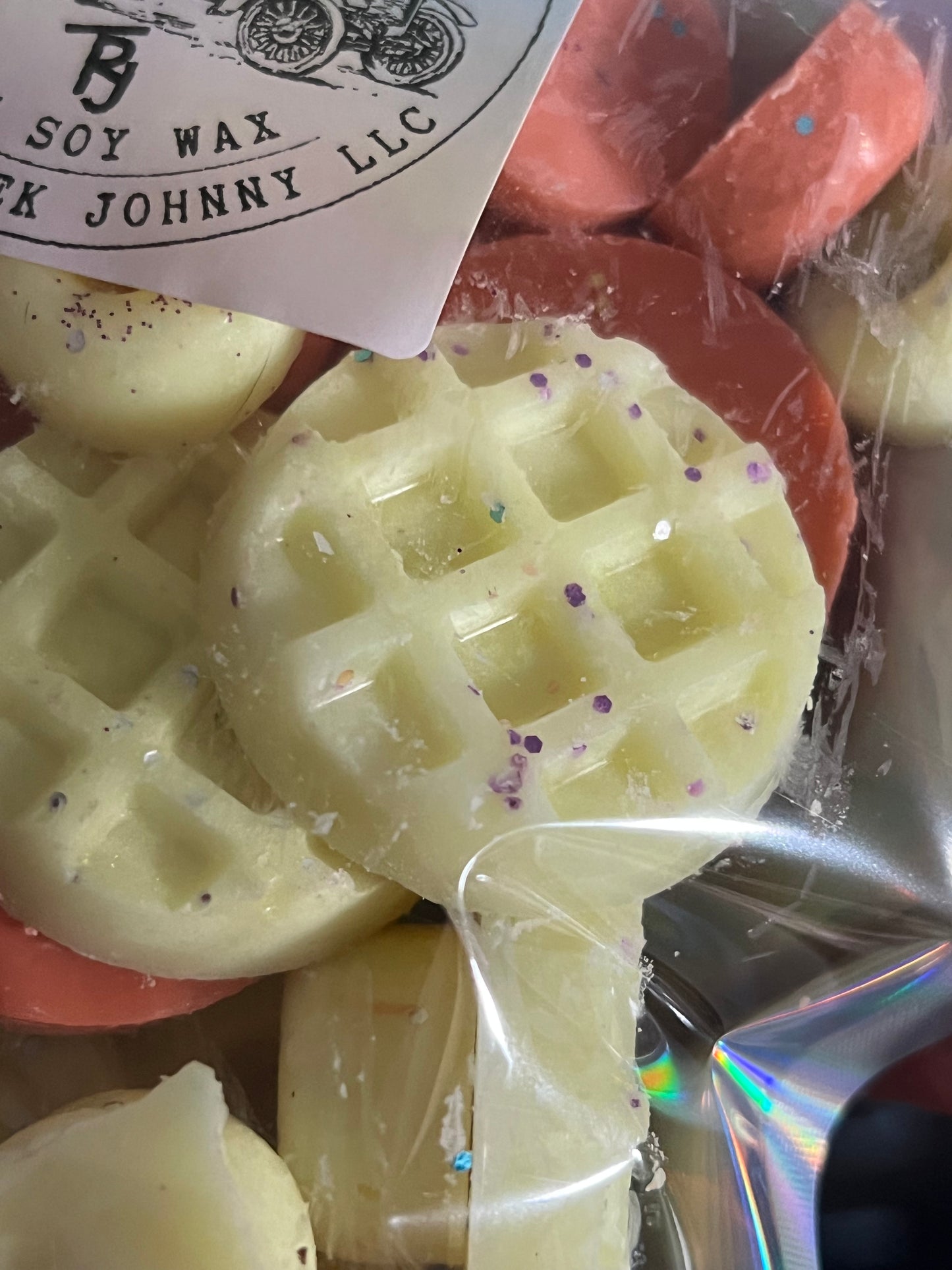 Heifer Melts Drunk Waffles & Donuts (Butterscotch Bourbon & Pumpkin Pecan Waffles) 6 Oz Bag 100% Soy Wax Melts