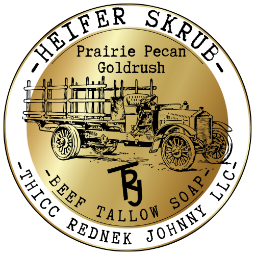 Heifer Skrub Prairie Pecan Goldrush (Pumpkin Pecan Waffles Type) Handmade Beef Tallow Soap