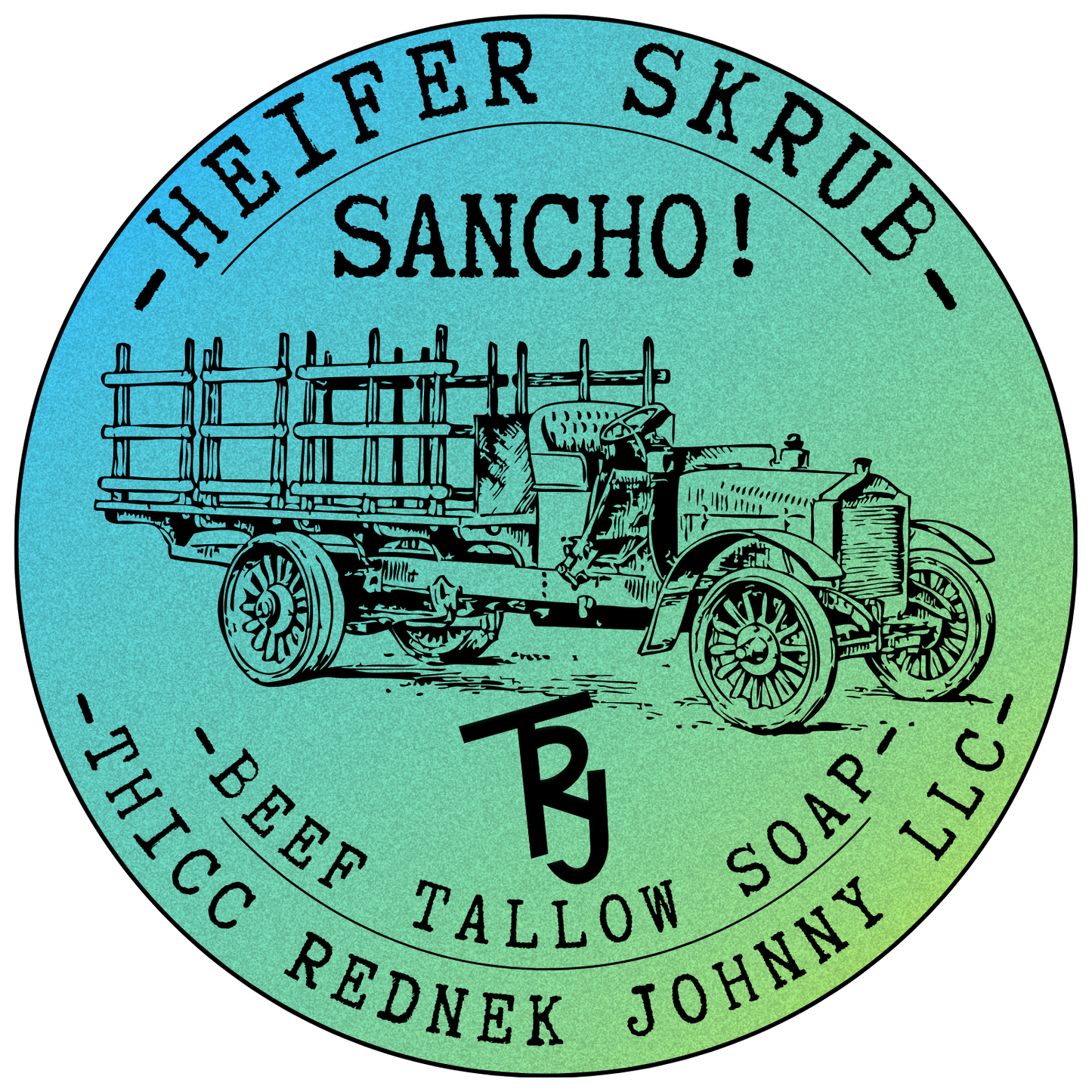 Heifer Skrub SANCHO! (Amber, Cedar, Leather, Tobacco) Handmade Small Batch Beef Tallow Soap