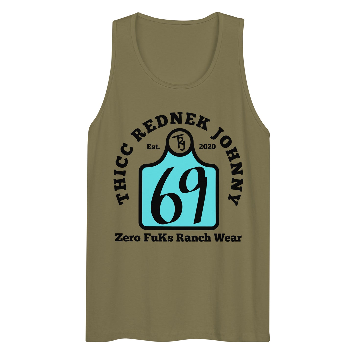 Unisex TRJ 69 Ear Tag Premium tank top