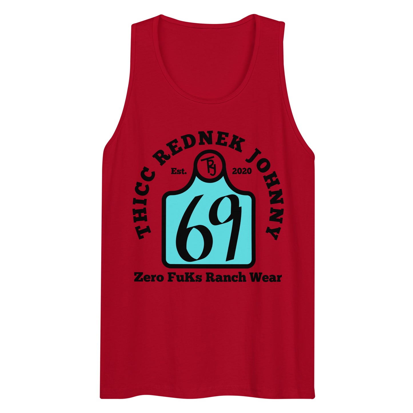 Unisex TRJ 69 Ear Tag Premium tank top