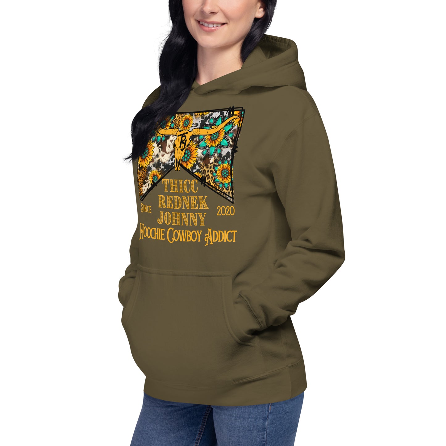 Unisex HOOCHIE COWBOY ADDICT Premium Hoodie