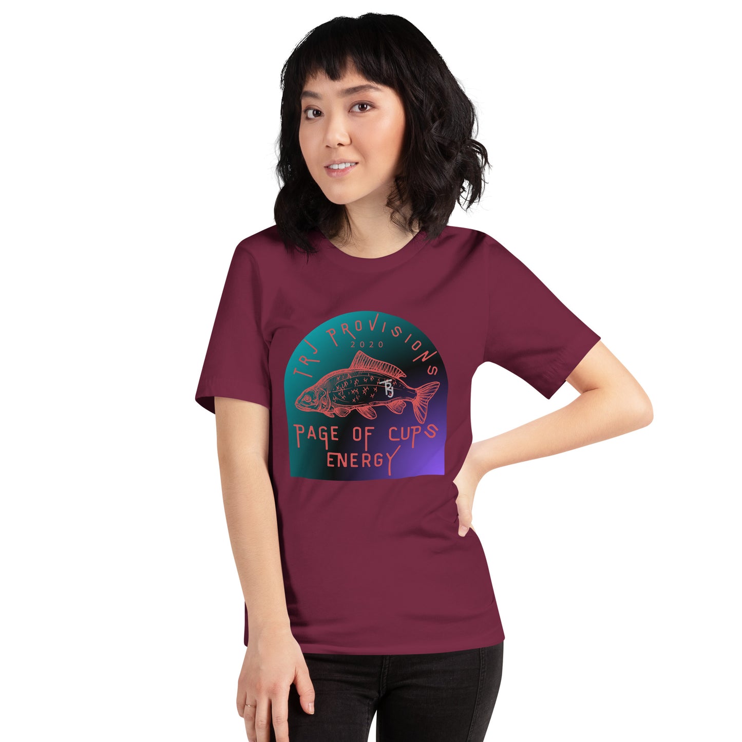 Page Of Cups Energy Unisex Premium T-Shirt