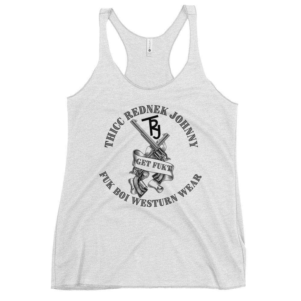 Women's F Boi Western Racerback Tank