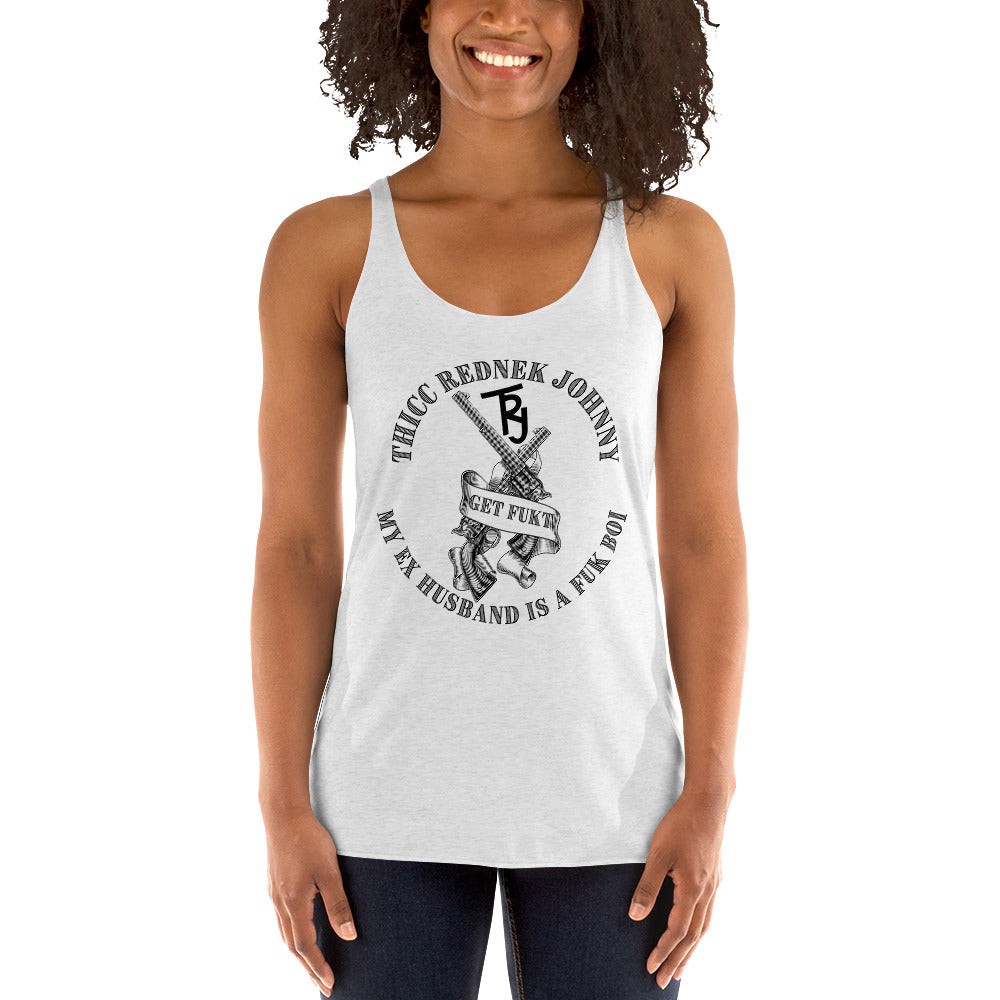 Women's EX HUSBAND Racerback Tank