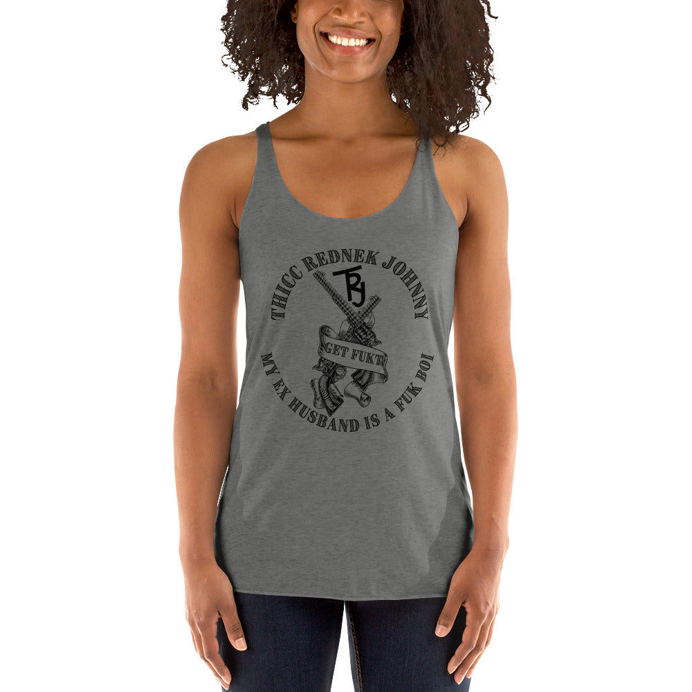 Women's EX HUSBAND Racerback Tank