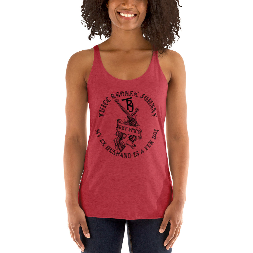 Women's EX HUSBAND Racerback Tank