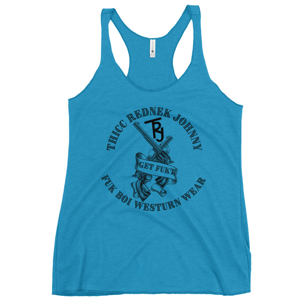 Women's F Boi Western Racerback Tank