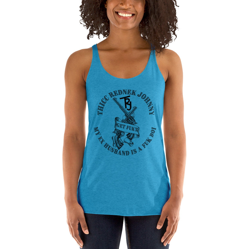 Women's EX HUSBAND Racerback Tank